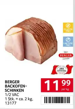 Transgourmet Berger Backofenschinken Angebot