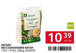 Transgourmet Natura Bio Cashewkerne Natur Angebot