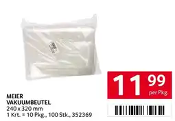 Transgourmet Meier Vakuumbeutel Angebot
