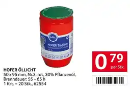 Transgourmet Hofer Öllicht Angebot