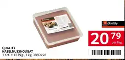 Transgourmet Quality Haselnussnougat Angebot