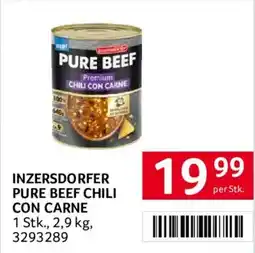 Transgourmet Inzersdorfer Pure Beef Chili Con Carne Angebot