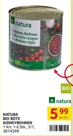 Transgourmet Natura Bio Rote Kidneybohnen Angebot