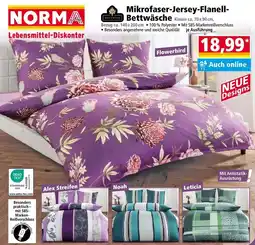 Norma Mikrofaser-Jersey-Flanell-Bettwäsche Angebot