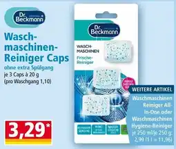 Norma Dr. Beckmann Waschmaschinen-Reiniger Caps Angebot