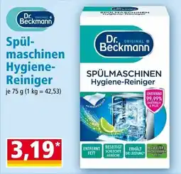 Norma Dr. Beckmann Spülmaschinen Hygiene-Reiniger Angebot