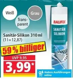 Norma Baufix Sanitär-Silikon Angebot