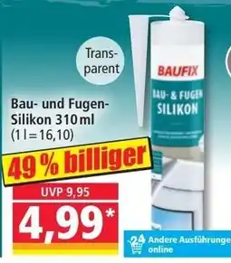 Norma Bau- und Fugen-Silikon Angebot