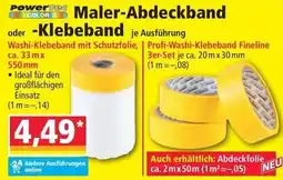Norma PowerTec Maler-Abdeckband oder Klebeband Angebot