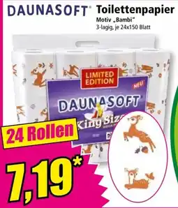 Norma Daunasoft Toilettenpapier Angebot