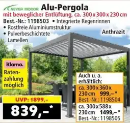 Norma Alu-Pergola Angebot