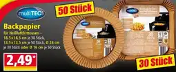 Norma Backpapier multiTEC Angebot