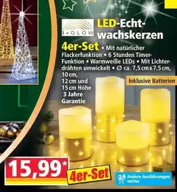 Norma I-GLOW LED-Echt-wachskerzen Angebot