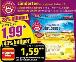 Norma Teekanne Ländertee Angebot