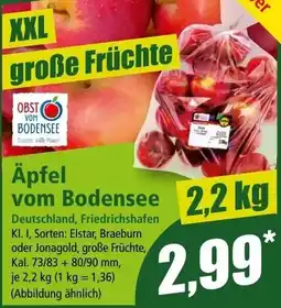 Norma Äpfel vom Bodensee Angebot