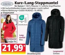 Norma ElleNor Kurz-/Lang-Steppmantel für Damen Angebot