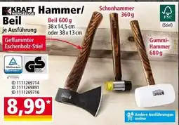 Norma Kraft Hammer/Beil Angebot