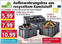 Norma Aufbewahrungsbox aus recyceltem Kunststoff Angebot