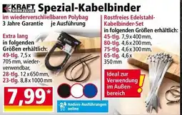Norma Kraft Werkzeuge Spezial-Kabelbinder Angebot