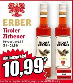 Norma Erber Tiroler Zirbener Angebot