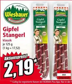 Norma Wiesbauer Gipfel Stangerl klassik Angebot
