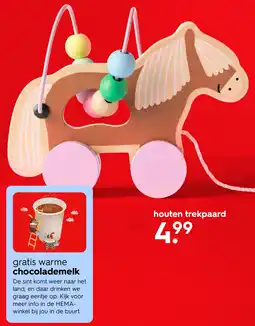 HEMA houten trekpaard Angebot