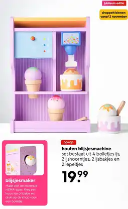 HEMA houten blijjesmachine Angebot