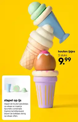 HEMA houten ijsjes Angebot