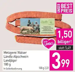 Sutterlüty Ländle Alpschwein Landjäger Angebot