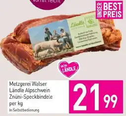 Sutterlüty Ländle Alpschwein Znünì-Speckbindele Angebot