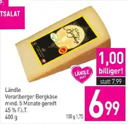 Sutterlüty Ländle Vorarlberger Bergkäse Angebot