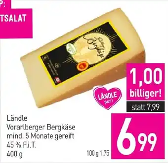 Sutterlüty Ländle Vorarlberger Bergkäse Angebot