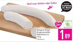 Sutterlüty Metzgerei Broger Bregenzerwälder Kalbsbratwurst Angebot