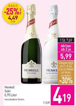Sutterlüty Henkell Sekt Angebot