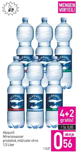 Sutterlüty Alpquell Mineralwasser Angebot
