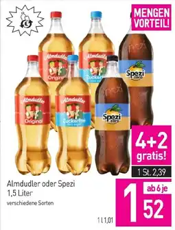 Sutterlüty Almdudler oder Spezi Angebot
