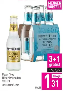 Sutterlüty Fever Tree Bitterlimonaden Angebot