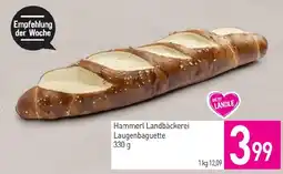 Sutterlüty Hammerl Landbäckerei Laugenbaguette Angebot