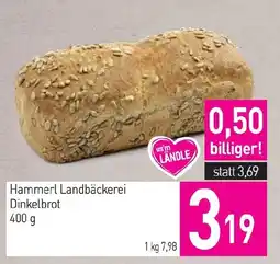 Sutterlüty Hammerl Landbäckerei Dinkelbrot Angebot