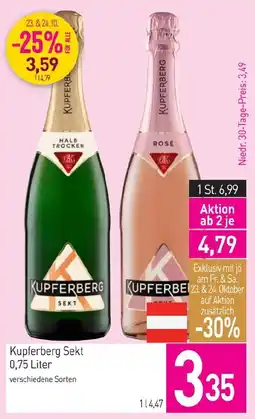 Sutterlüty Kupferberg Sekt Angebot