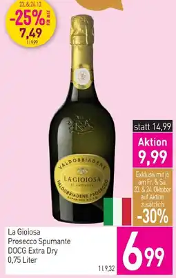 Sutterlüty La Gioiosa Prosecco Spumante DOCG Extra Dry Angebot