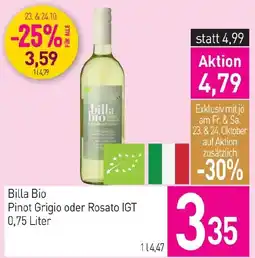 Sutterlüty Billa Bio Pinot Grigio oder Rosato IGT Angebot