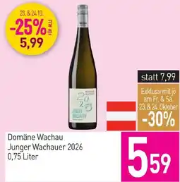 Sutterlüty Domäne Wachau Junger Wachauer 2026 Angebot
