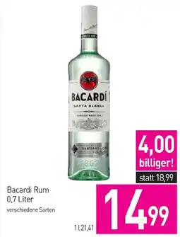 Sutterlüty Bacardi Rum Angebot