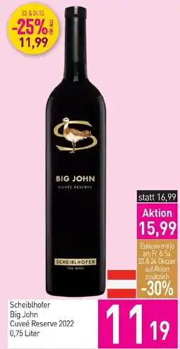 Sutterlüty Scheiblhofer Big John Cuvée Reserve Angebot