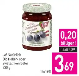 Sutterlüty Ja! Natürliche Bio Holler- oder Zwetschkenröster Angebot
