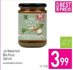 Sutterlüty Ja! Natürlich Bio Fond Angebot