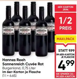 Maximarkt Hannes Reeh Sonnenreich Cuvée Rot Angebot