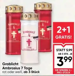 Maximarkt Grablicht Ambrosius 7 Tage Angebot