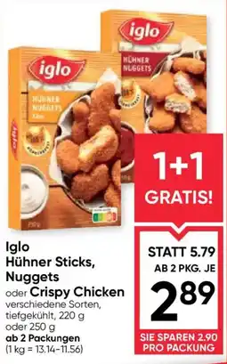 Maximarkt Iglo Hühner Sticks, Nuggets Angebot
